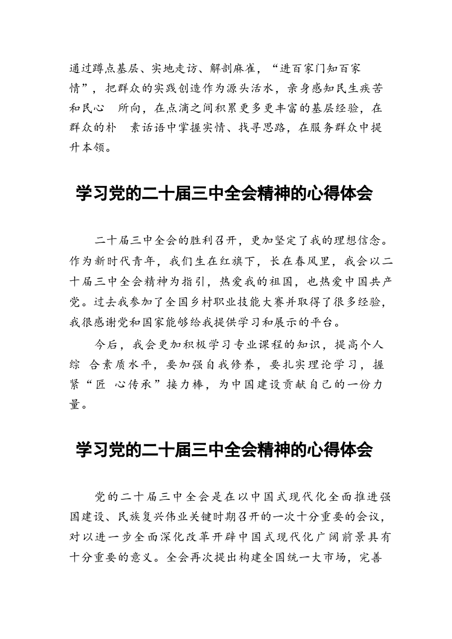二十届三中全会精神学习感悟40篇.docx,第4页预览