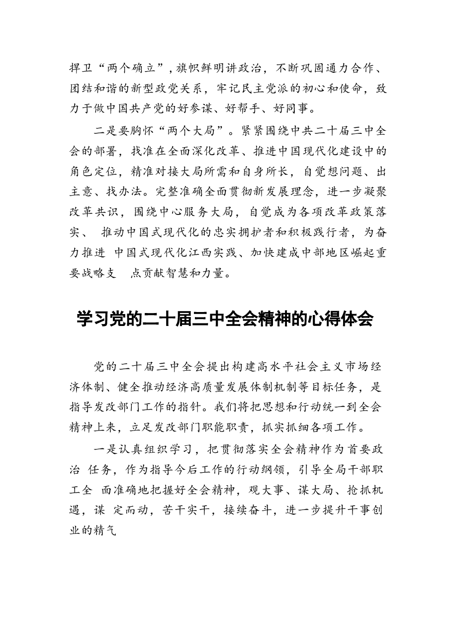 二十届三中全会精神学习心得体会范本40篇.docx,第2页预览
