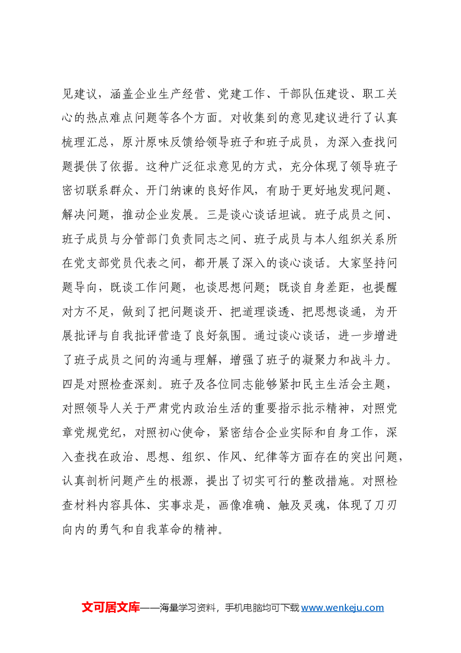 在2024年民主生活会上的点评发言.docx,第2页预览