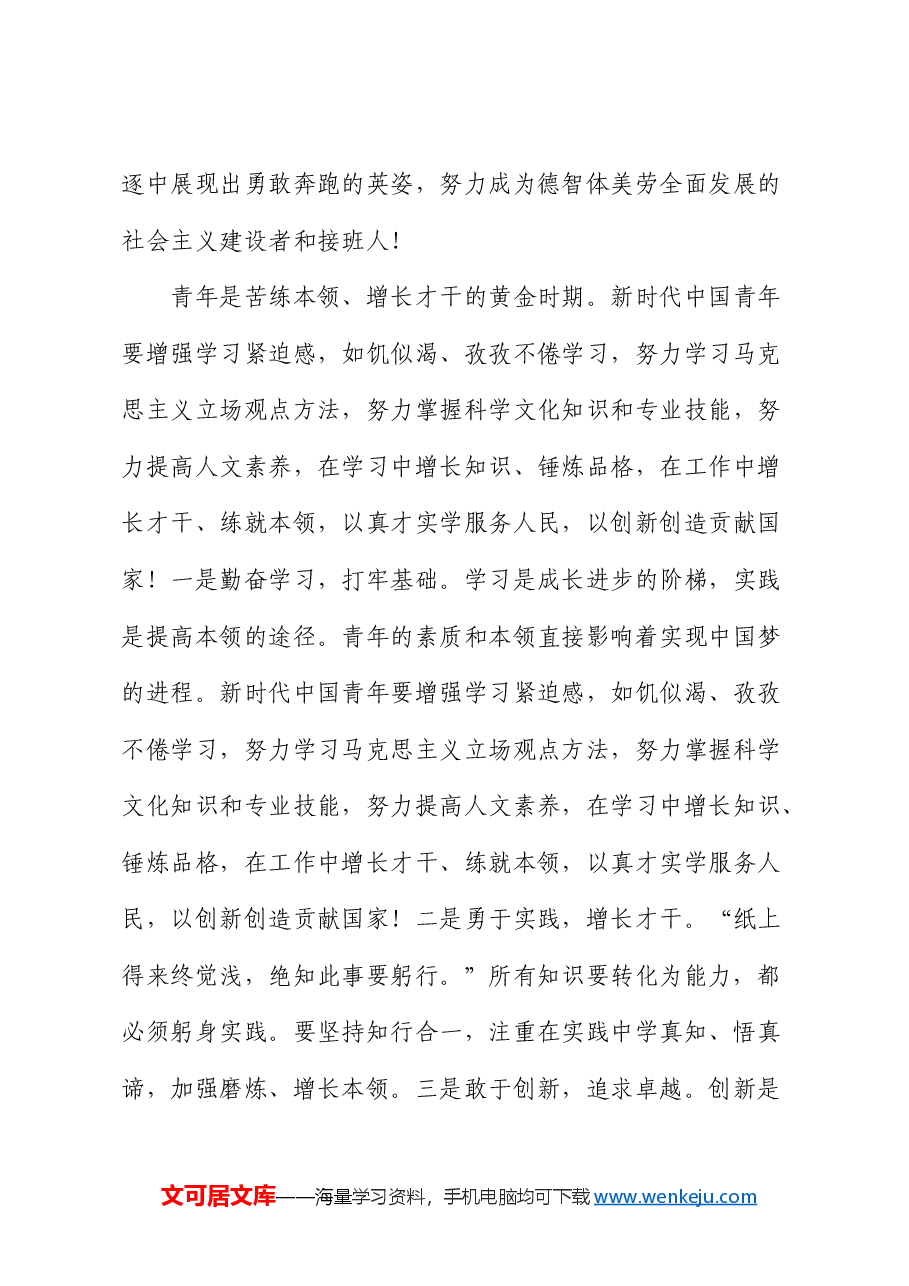 党课:做担当时代大任的中国青年.docx,第3页预览