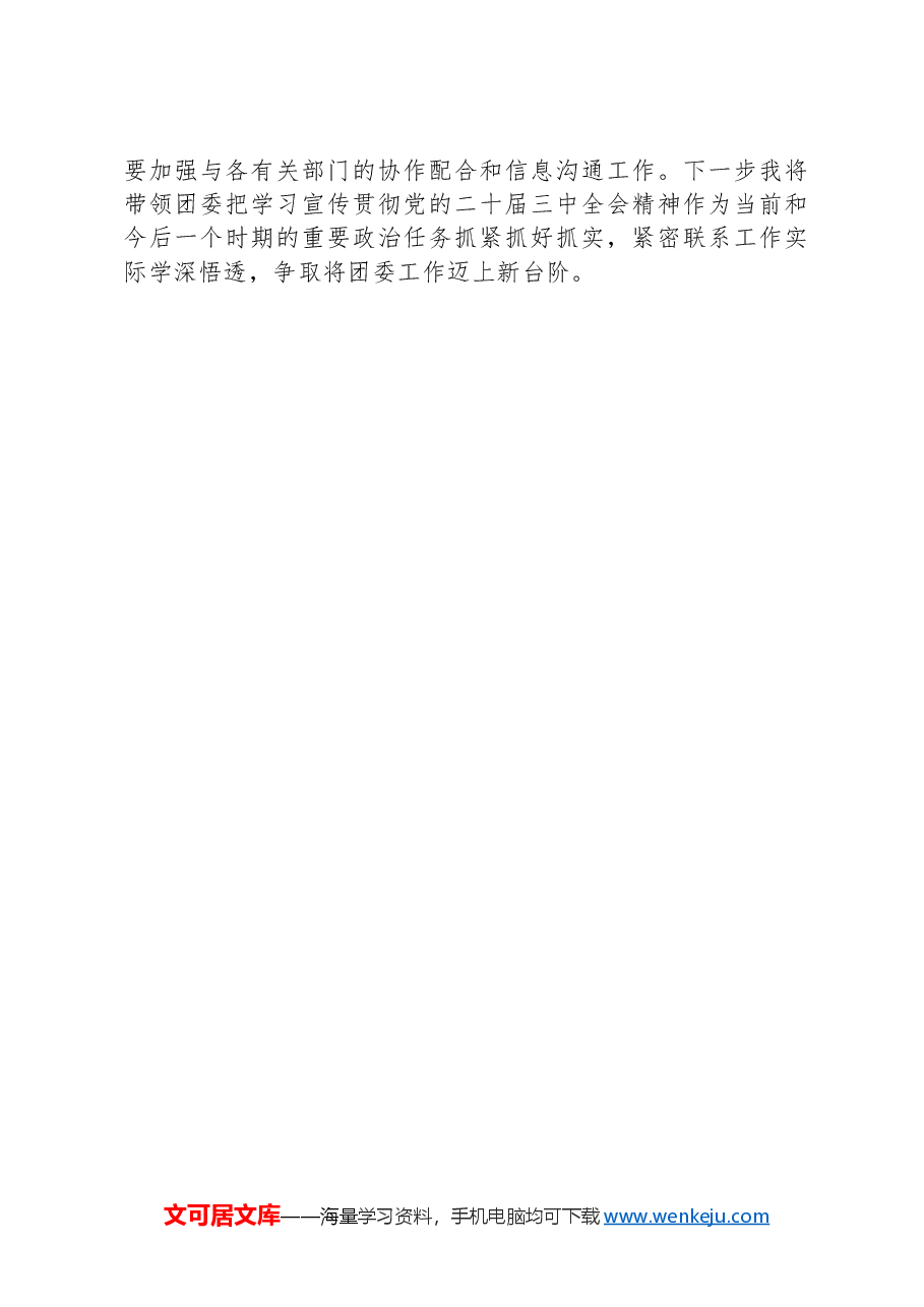 团委书记交流二十届三中全会学习心得体会.docx,第3页预览
