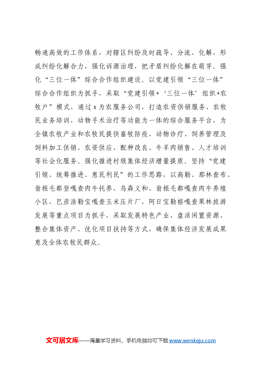 镇党委书记在2024年基层党建工作会议上的交流发言.docx,第4页预览
