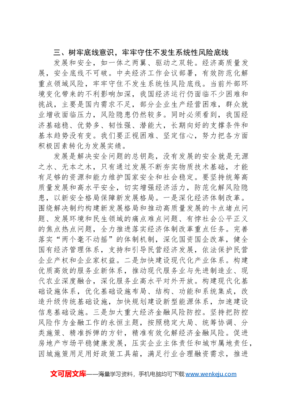 学习贯彻2024年中央经济工作会议精神交流发言.docx,第4页预览