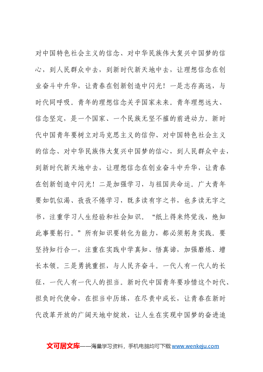 党课:做担当时代大任的中国青年.docx,第2页预览