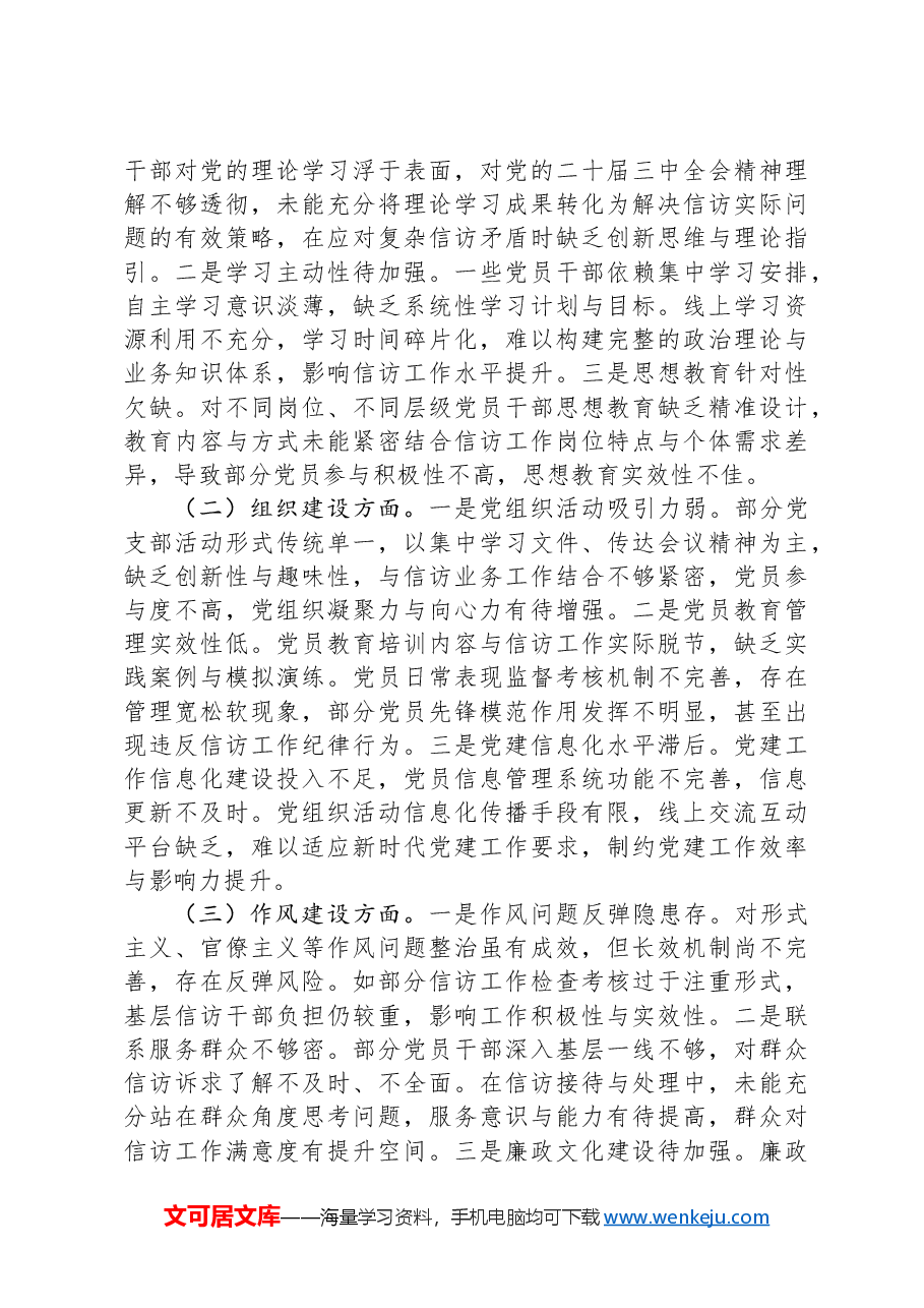 信访局党建工作总结报告.docx,第4页预览