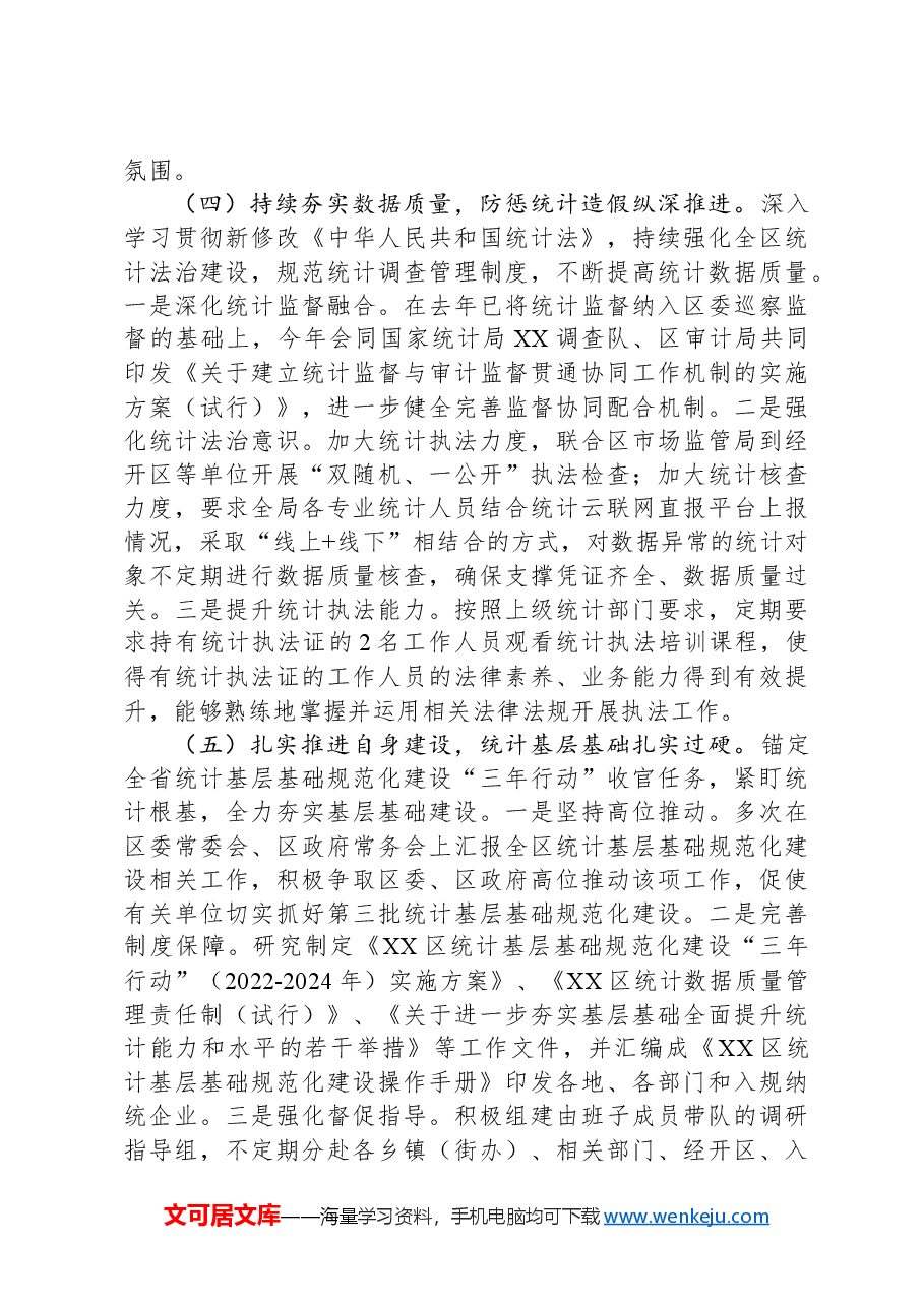 区统计局2024年工作总结及2025年工作计划-2.docx,第3页预览