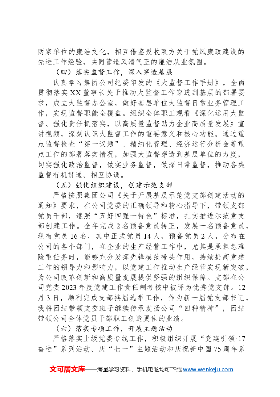 2024年度党组织书记抓基层党建述职报告.docx,第3页预览