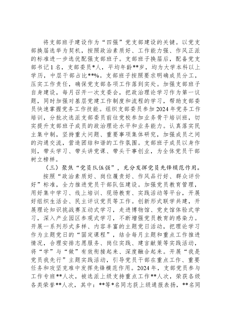 2024年党支部书记抓基层党建述职报告.docx,第2页预览