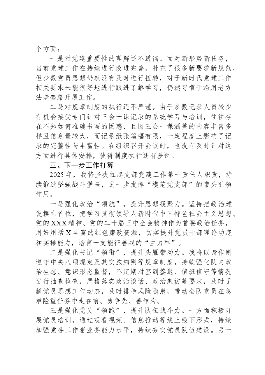 党支部书记2024年度基层党建工作述职报告.docx,第3页预览