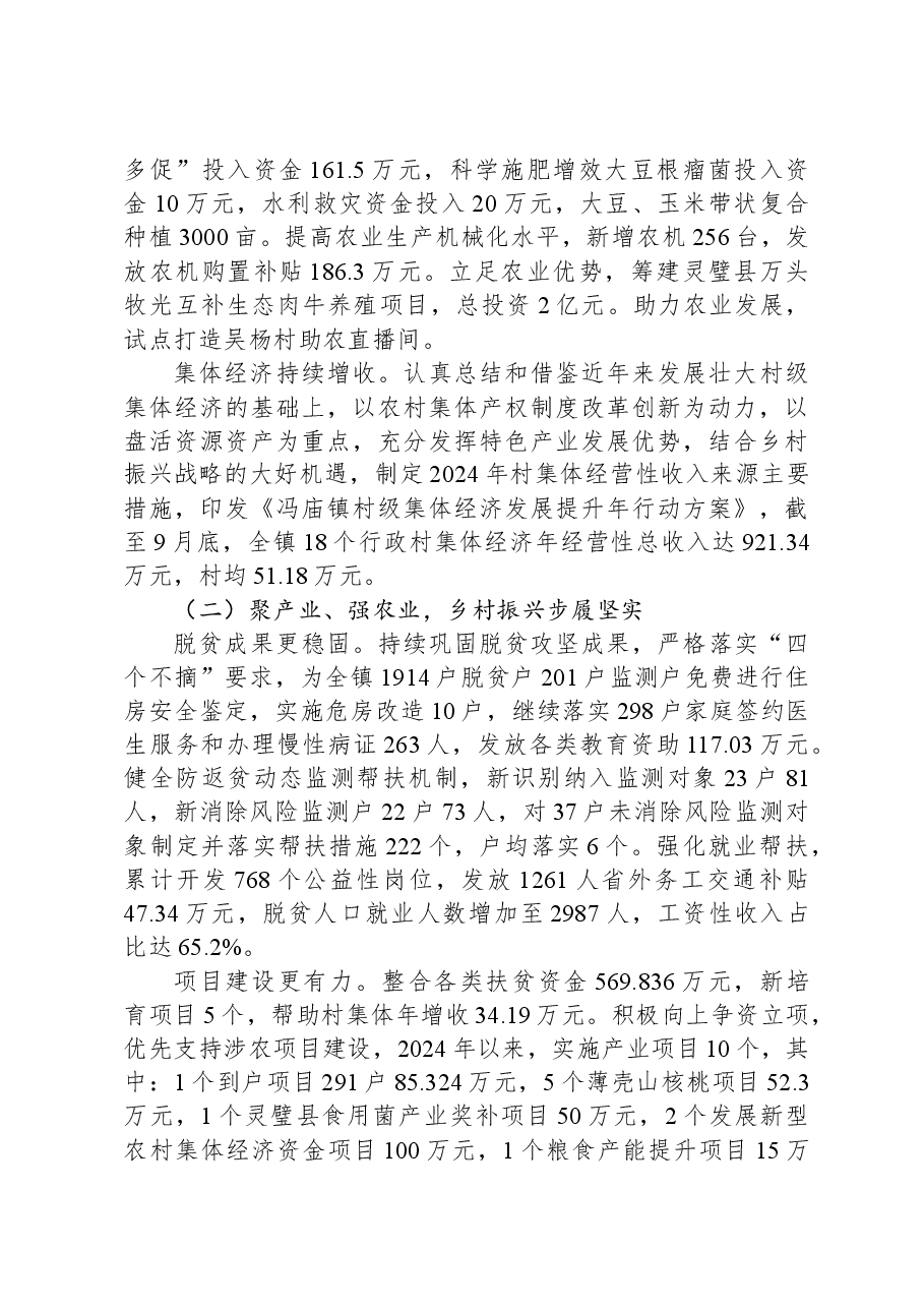 2024年冯庙镇政府工作报告.docx,第2页预览