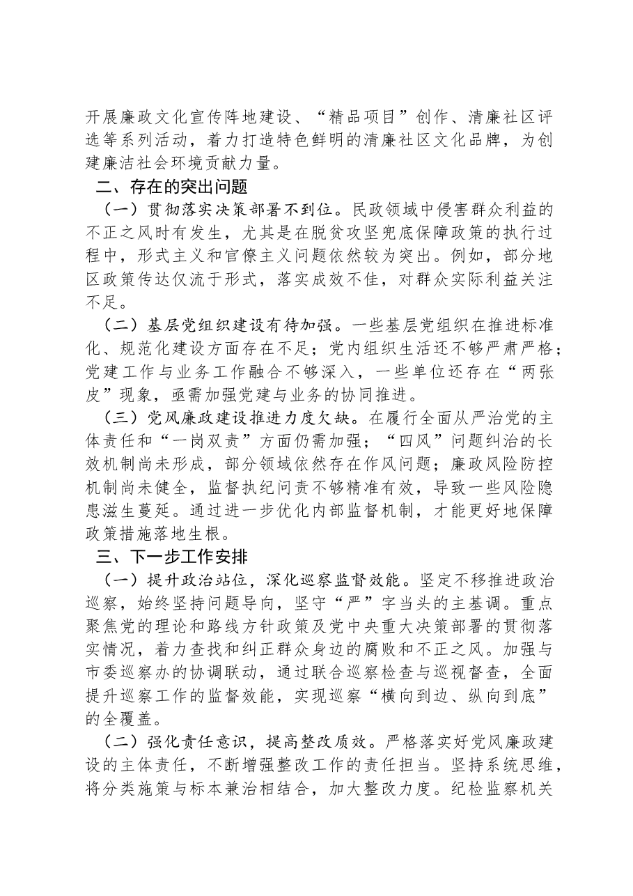 XX民政局党组2024年巡察整改工作情况报告.docx,第4页预览