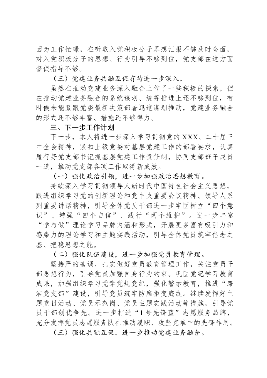 2024年党支部书记抓基层党建述职报告.docx,第4页预览