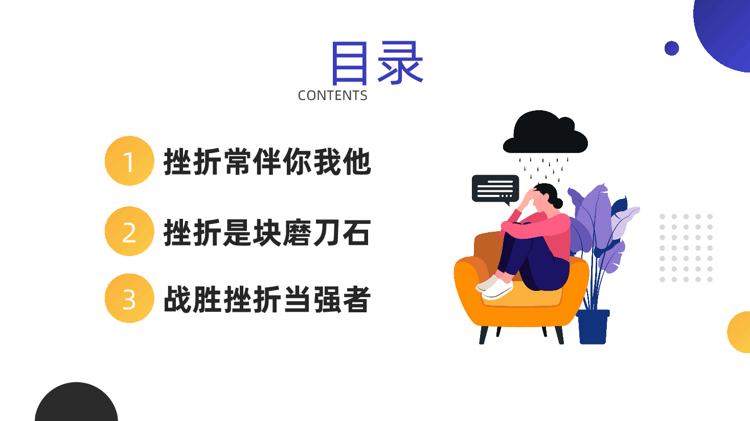 心理健康教育:直面挫折收获成长ppt(含讲稿、心理健康疏导、面对看待困难和挫折、世界精神卫生日、精神健康教学课件).pptx,第3页预览