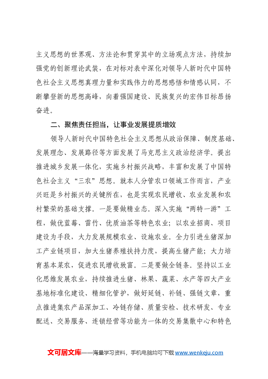 在理论中心组暨2024年度民主生活会学习研讨会上的发言.docx,第2页预览