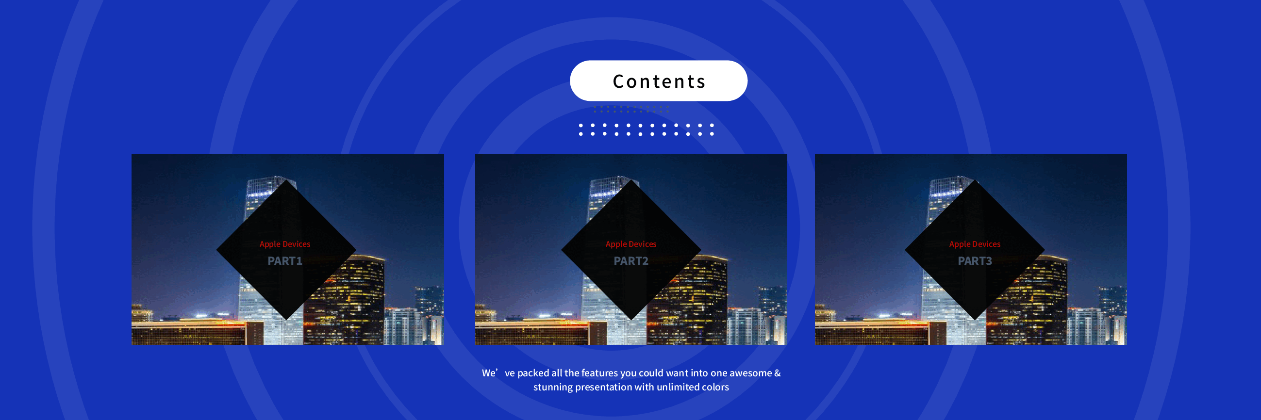 宽屏盛典蓝色公司年会颁奖典礼PPT.pptx,第2页预览