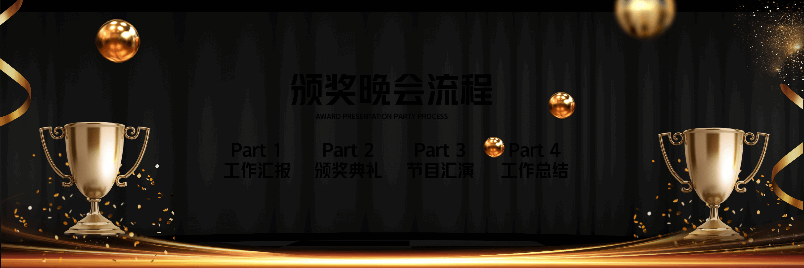 宽屏盛典公司年终盛典PPT.pptx，第3页预览