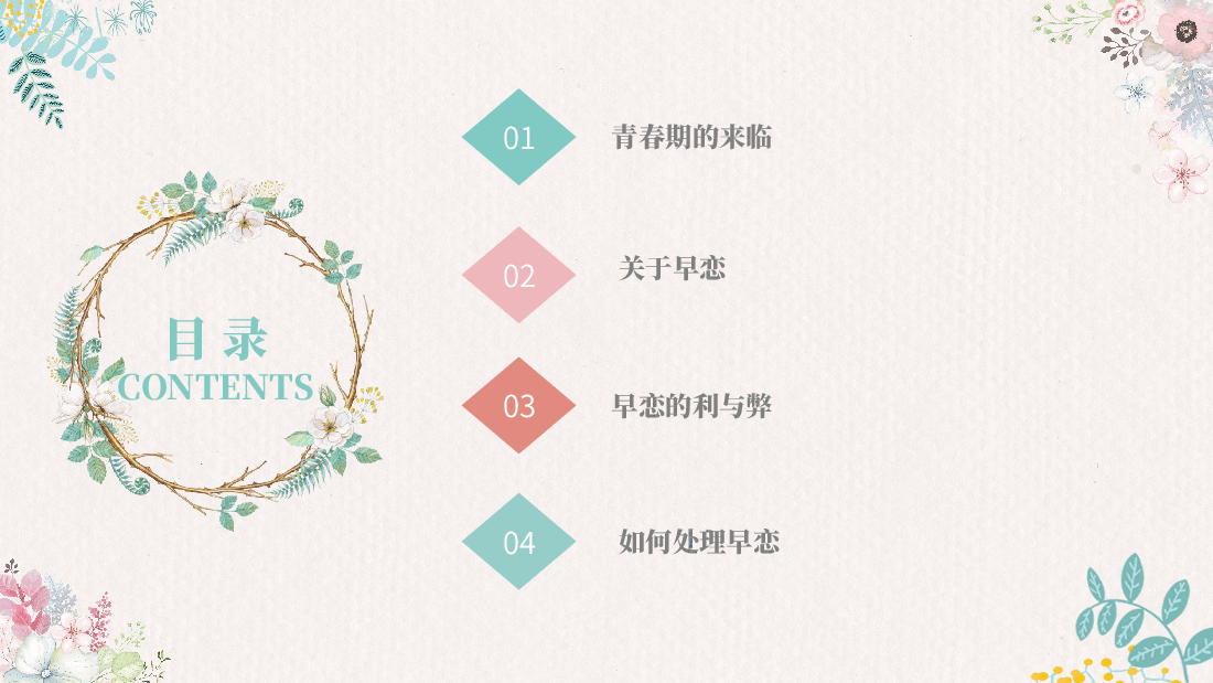预防早恋主题班会PPT花开得太早,也是一种危害.pptx,第2页预览