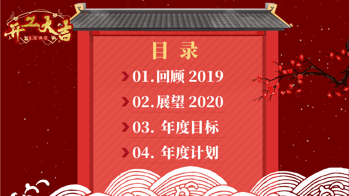 开工大吉开工大吉会议暨年度计划模板PPT.pptx,第2页预览