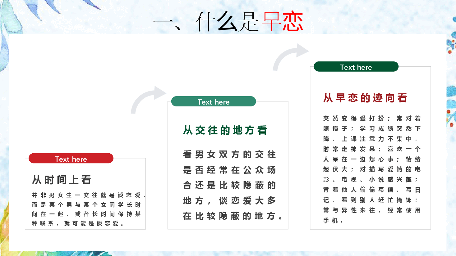 预防早恋主题班会PPT中学生男女交往班会 .pptx,第3页预览