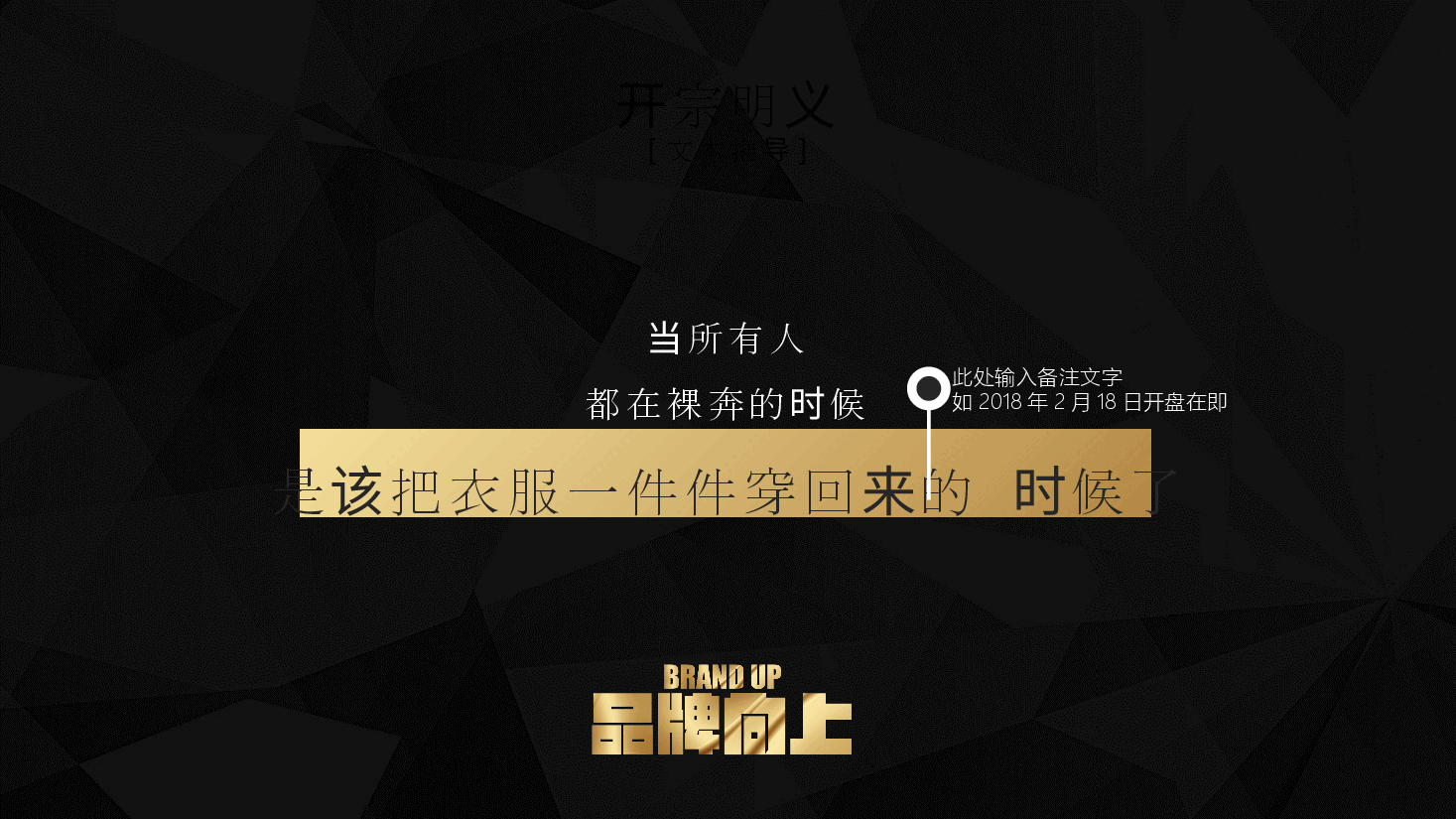 高端奢侈品[黄金年代]品牌提案模板PPT.pptx，第4页预览