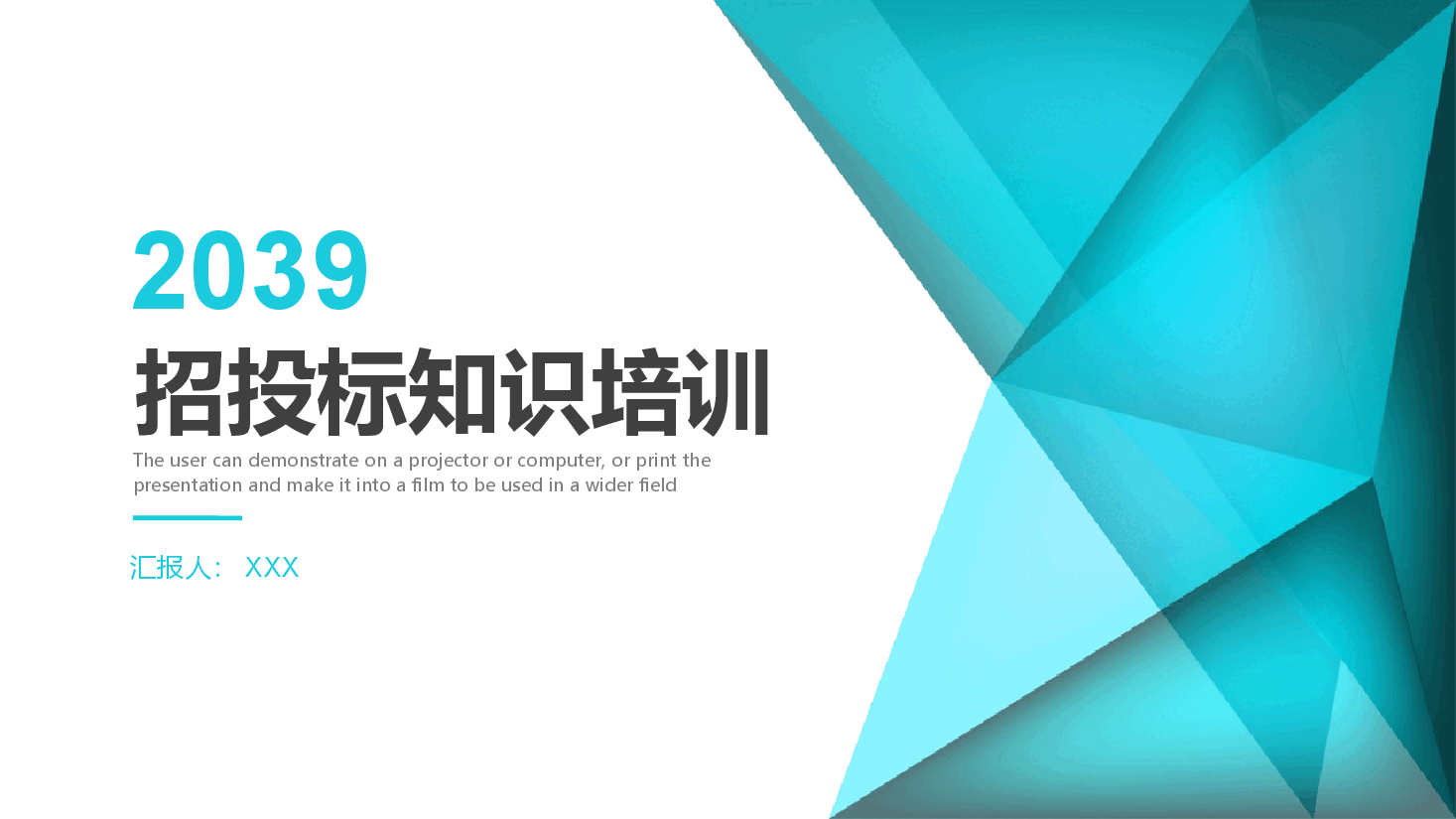 极简风招投标知识培训PPT.pptx,第1页预览