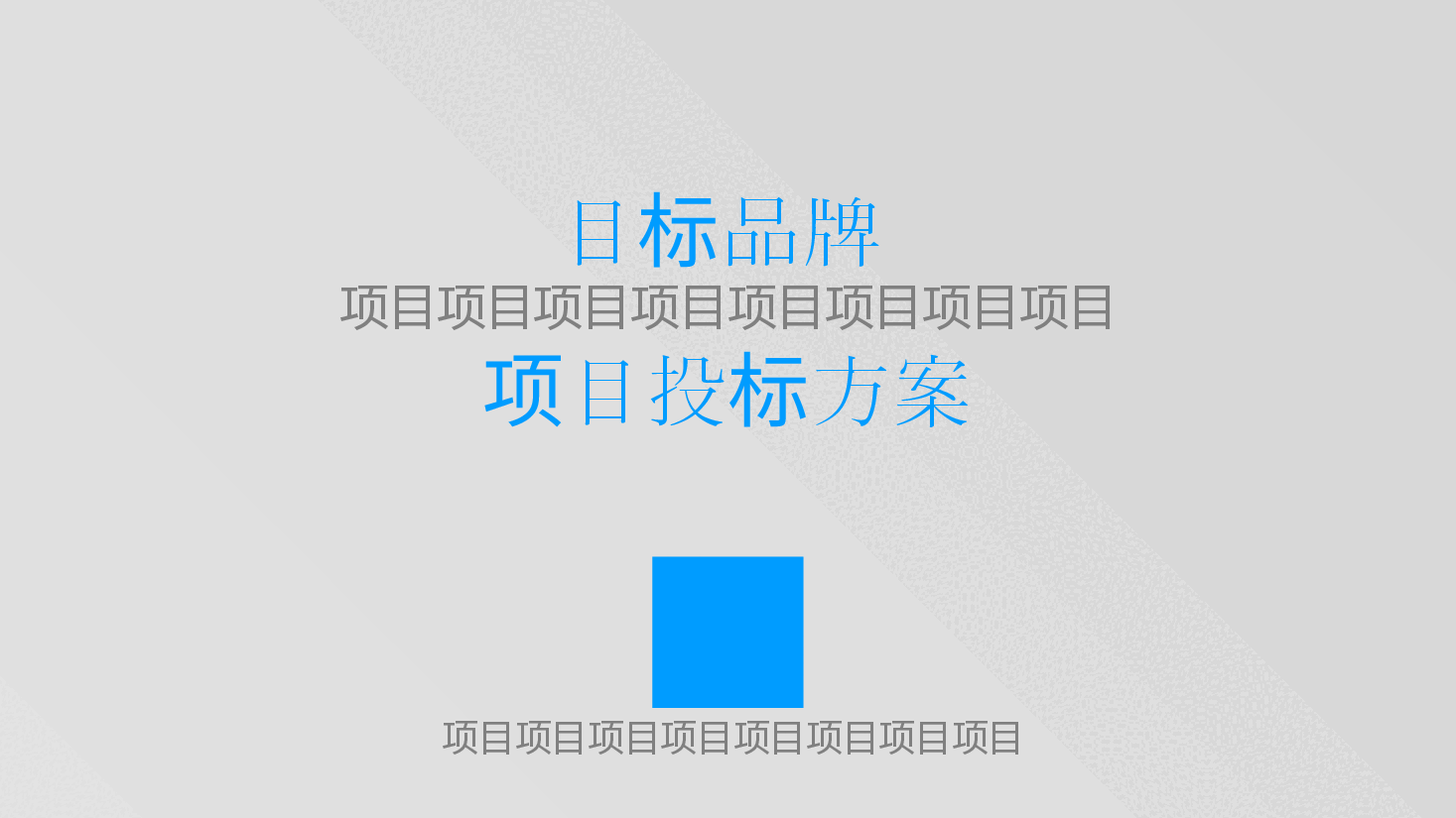 项目投标方案PPT.pptx,第1页预览