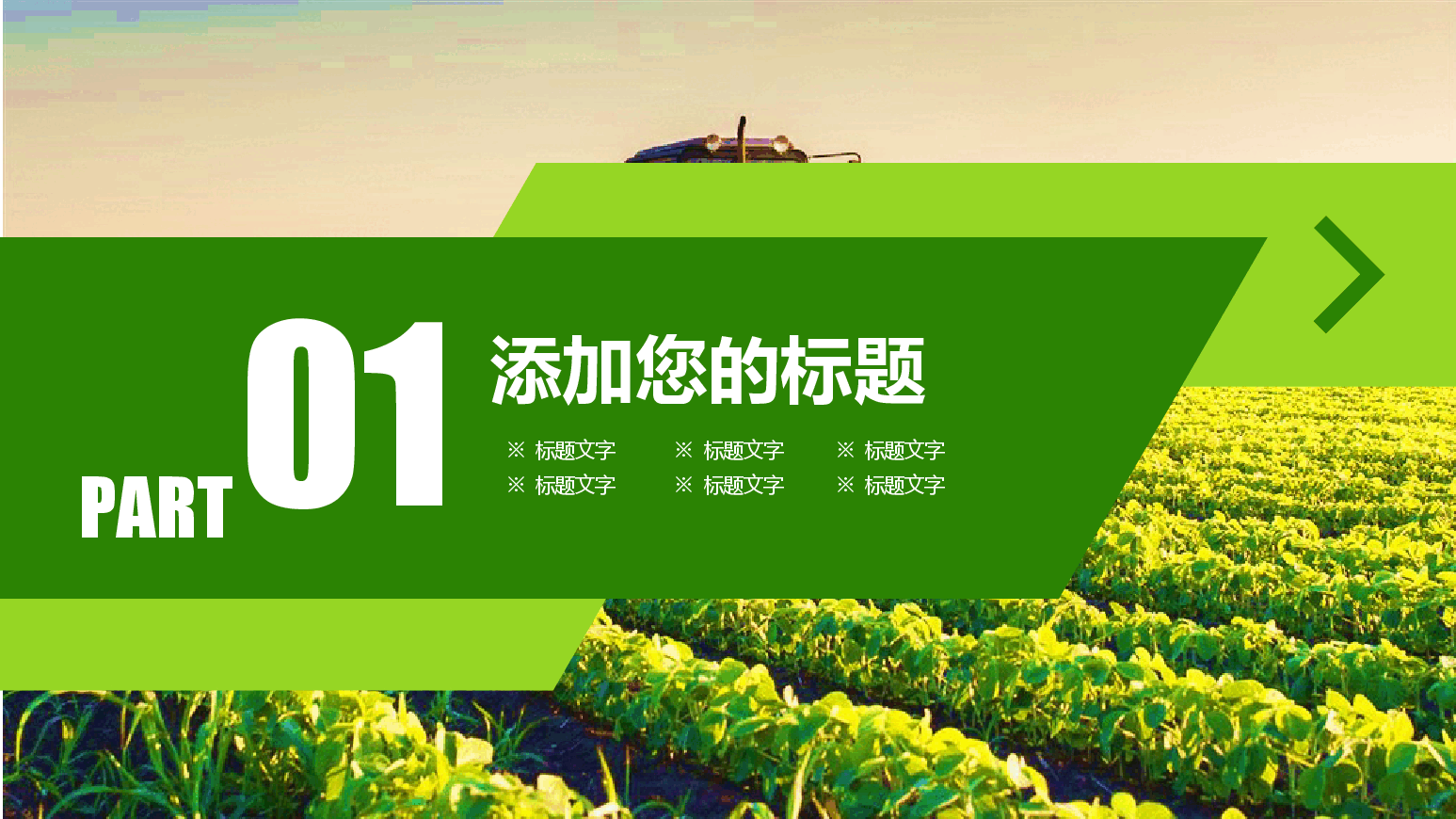 绿色生态农业招商农产品宣传PPT模板.pptx,第3页预览
