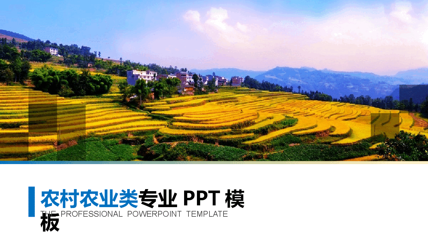 农村农业类专业PPT模板.pptx,第1页预览
