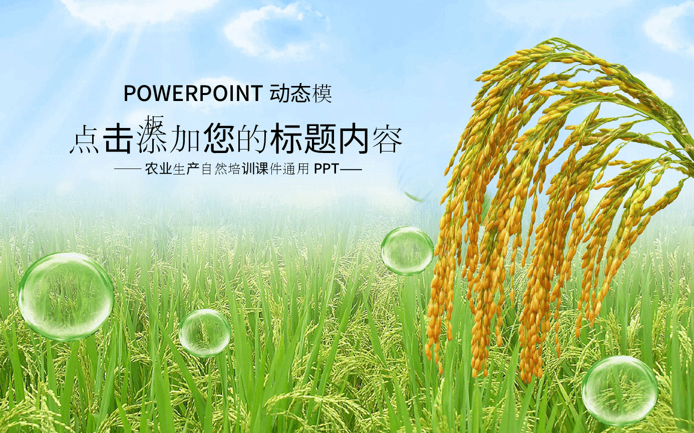 农业生产自然培训课件通用PPT.pptx,第1页预览