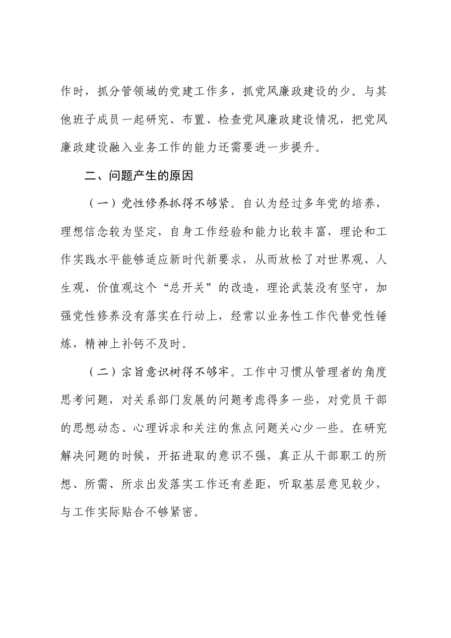 2024年度组织生活会个人对照检查1.docx,第4页预览