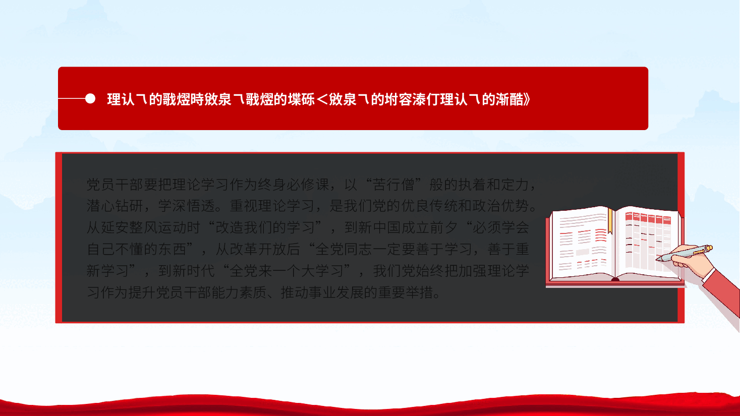 时代要求党员干部要做好“六件事”ppt(含讲稿党课、、优秀党员要求、展现新作为、创造新业绩、新时代优秀党员干部).pptx,第4页预览