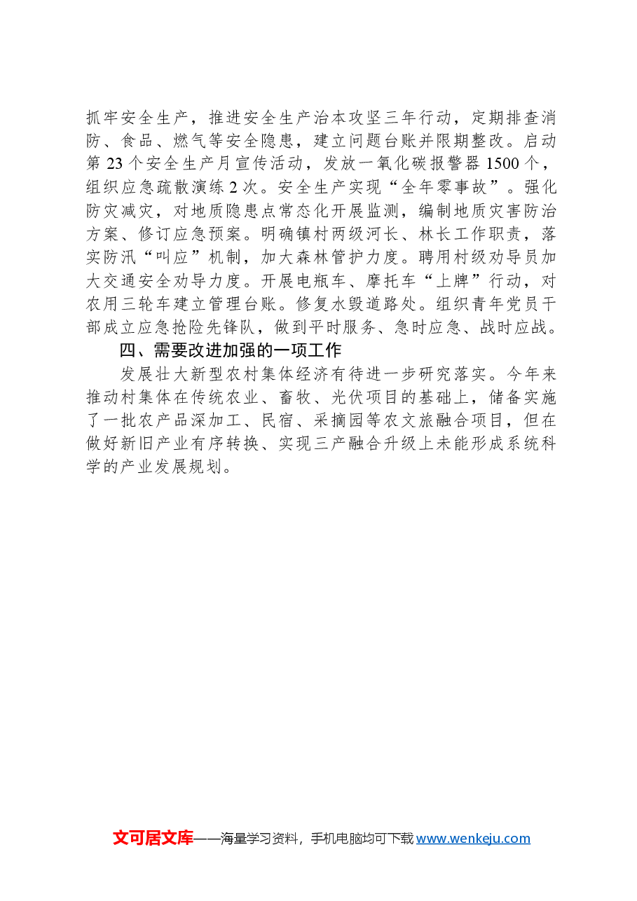 乡镇长2024年度述职报告.docx,第3页预览