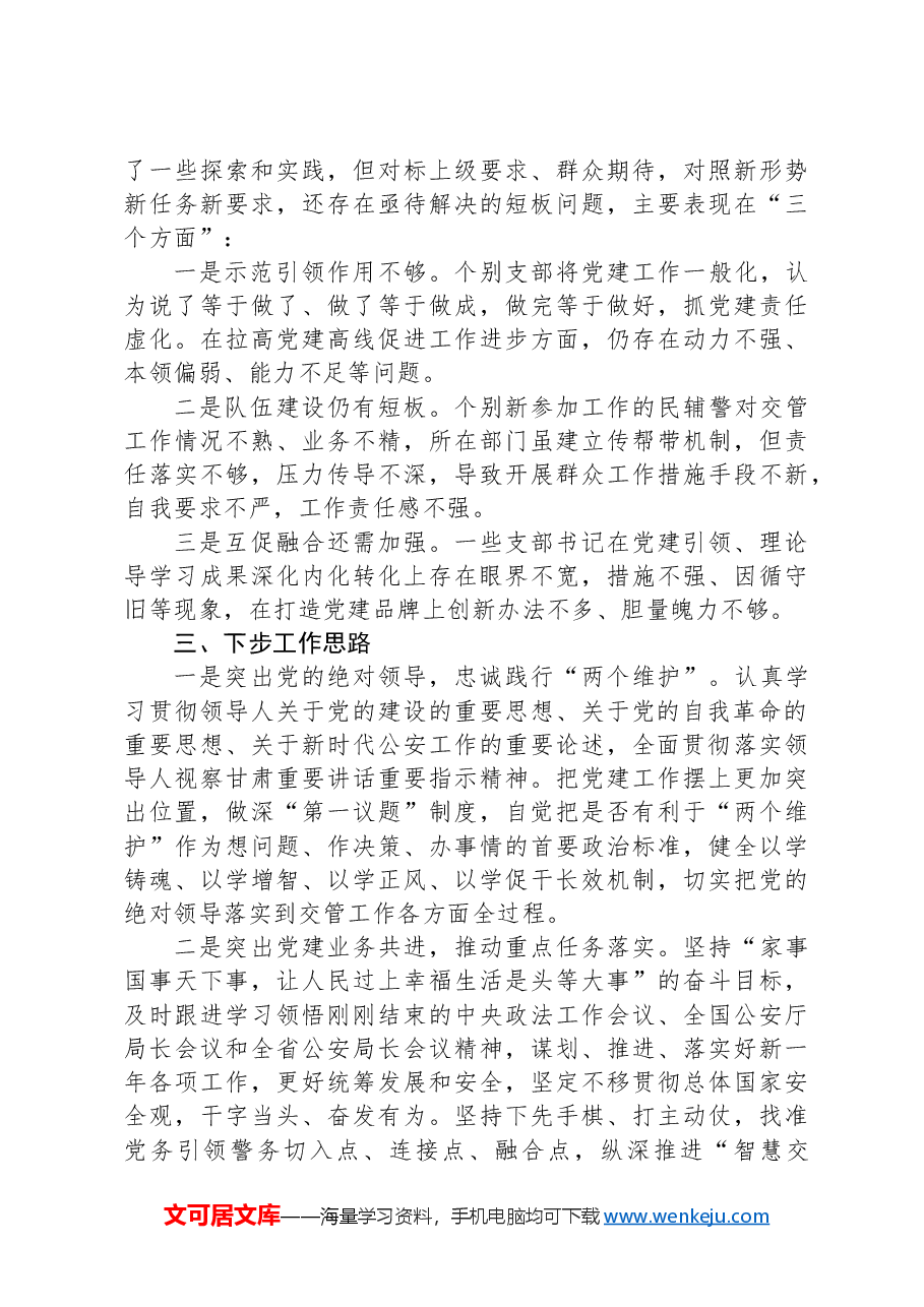 2024年度党组织书记抓基层党建述职.docx,第3页预览