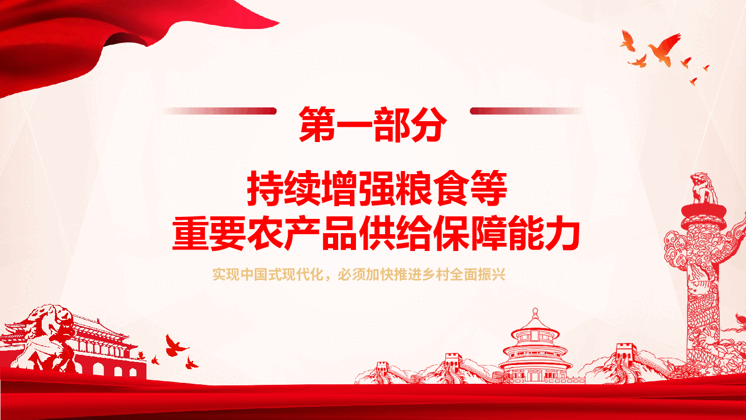 2025年中央一号文件内容学习解读.pptx,第4页预览