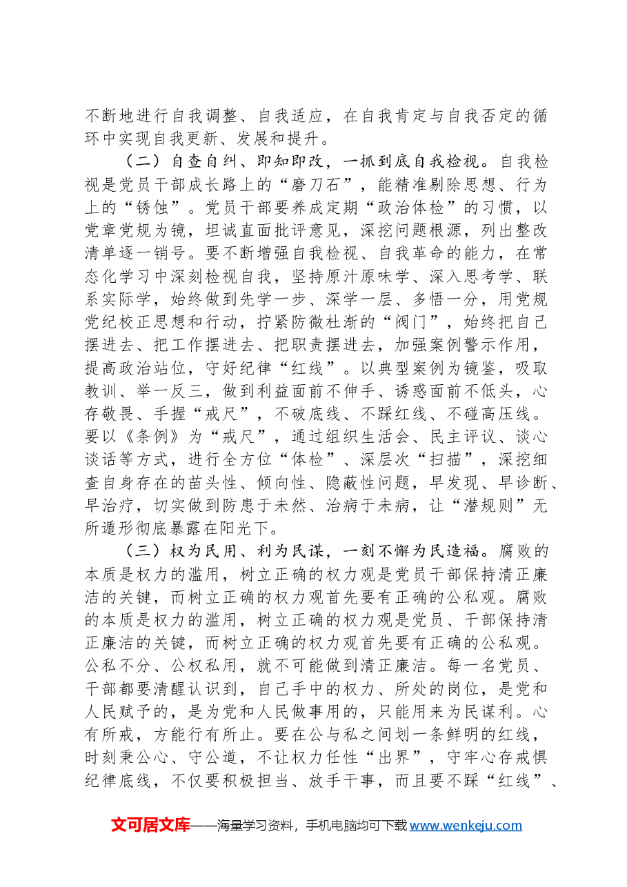 廉政党课:严明纪律,干在实处,为实现良好开局营造风清气正的干事创业氛围.docx,第4页预览