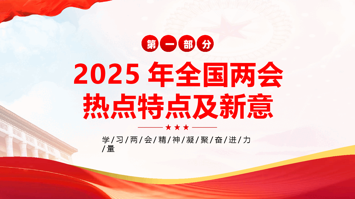 学习贯彻2025年全国两会精神辅导授课(PPT+文字稿).pptx,第3页预览