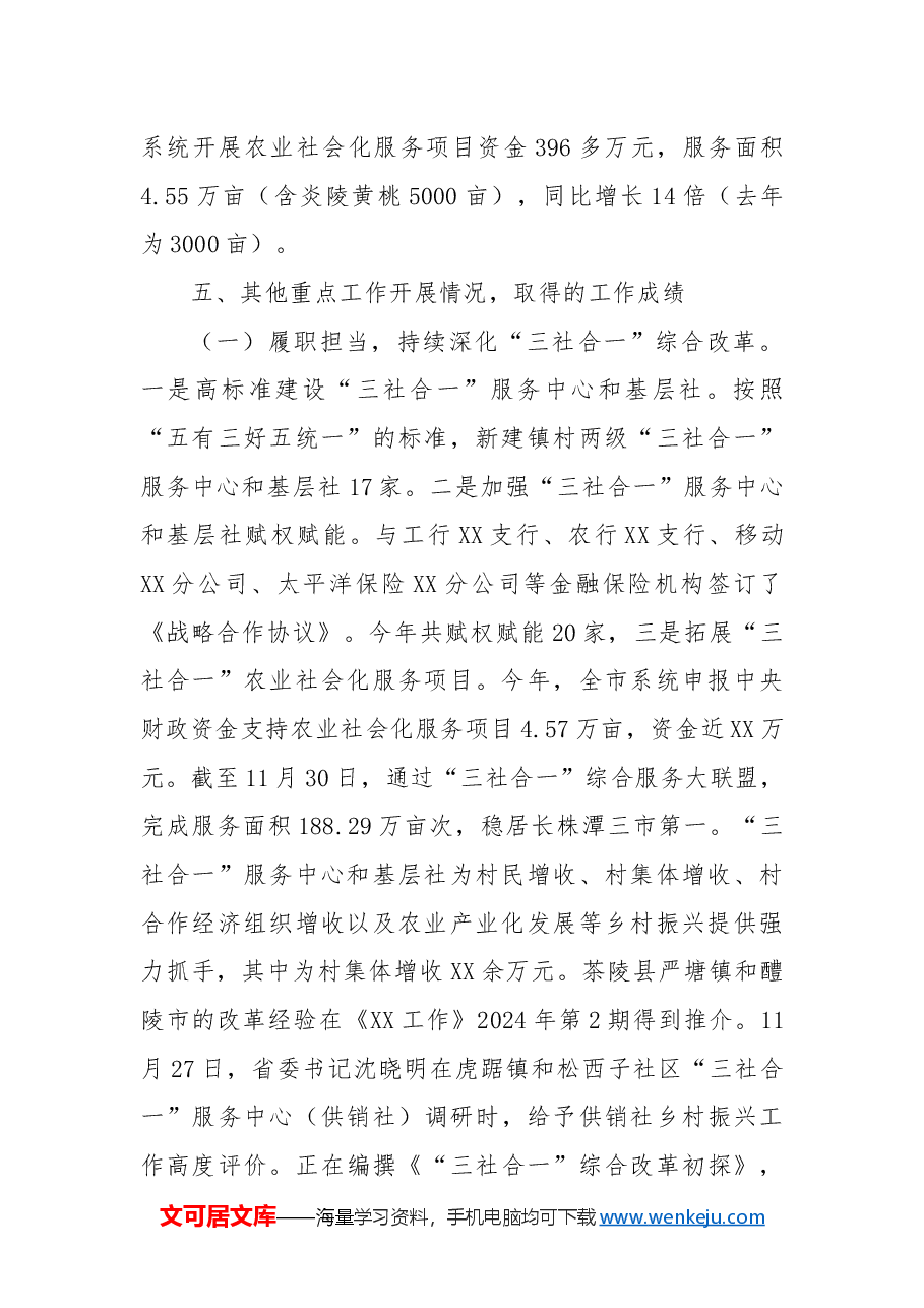 市供销合作社2024年工作总结及2025年工作计划.docx,第2页预览