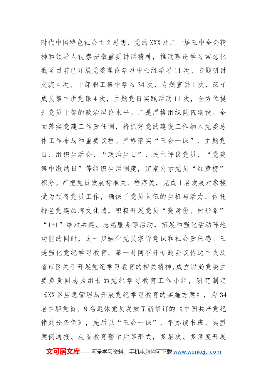 区应急管理局2024年工作总结和2025年工作安排.docx,第2页预览