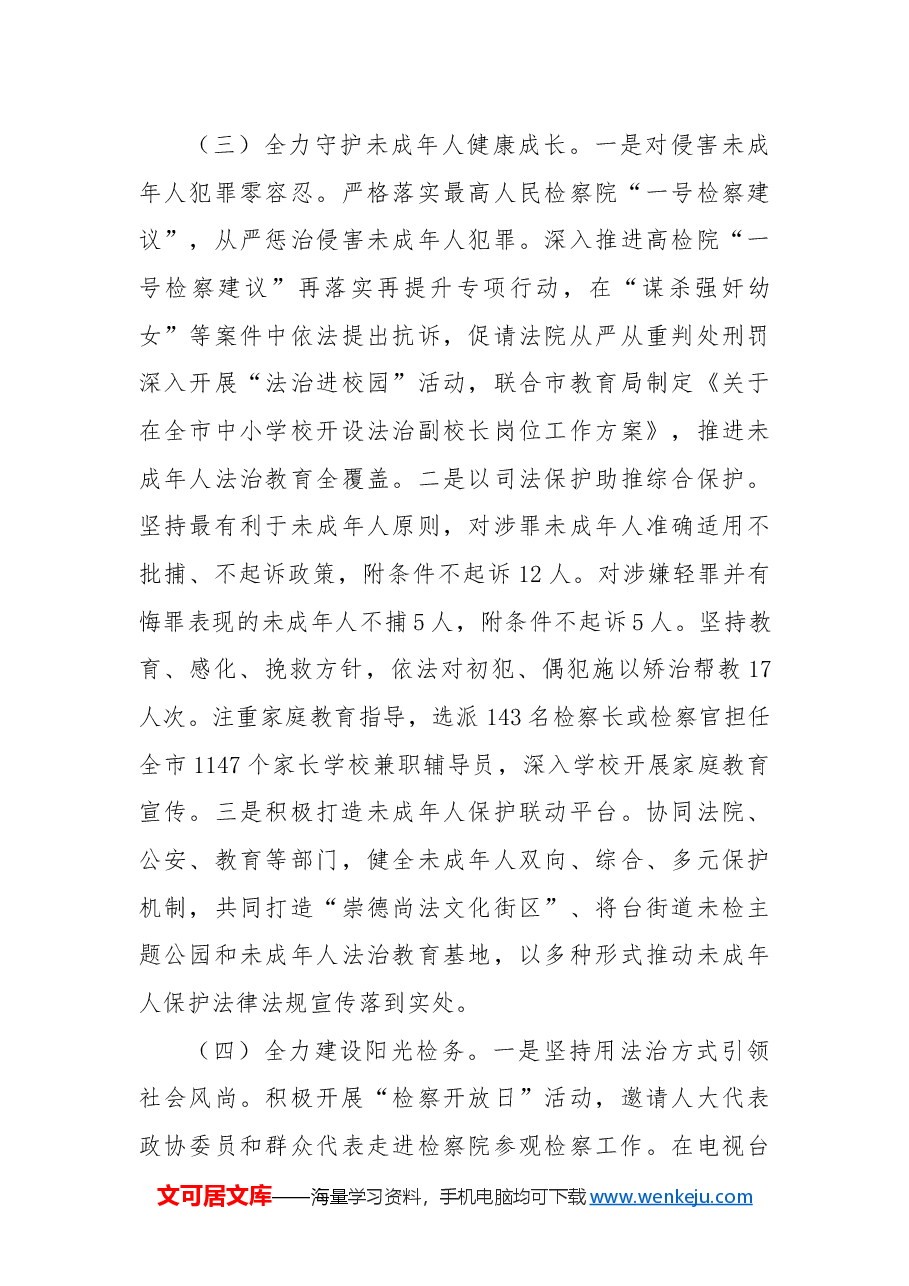 某市2024年检察院工作情况总结.docx,第3页预览