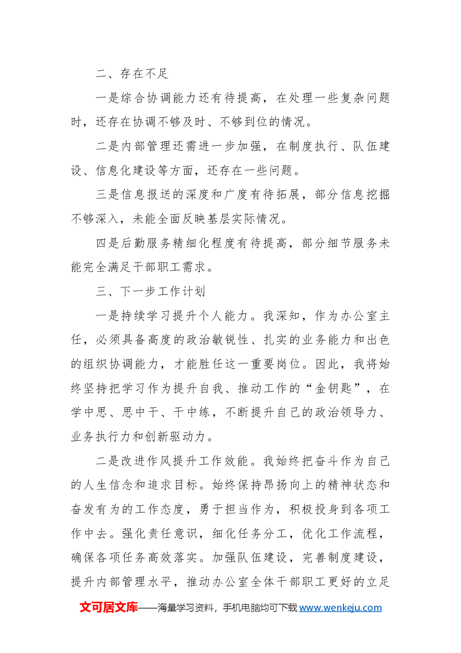 乡镇党政办主任2024年度个人工作总结.docx,第4页预览
