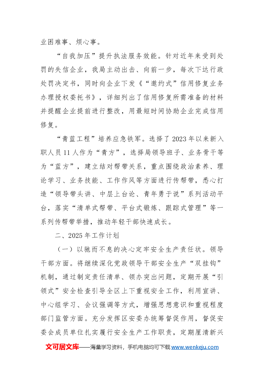 区应急管理局2024年度工作总结和下年度工作计划.docx,第2页预览