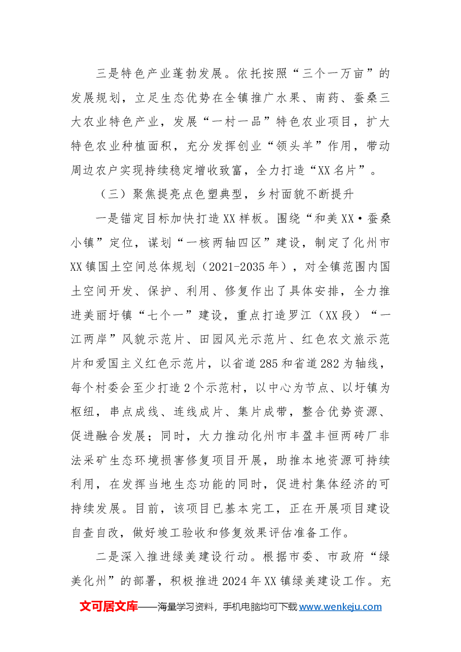 镇人民政府2024年工作总结和2025年工作计划2.docx,第4页预览