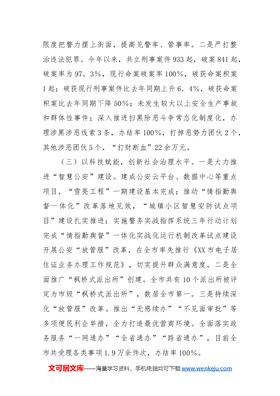 市局2024年工作情况情况总结及下一步工作计划.docx，第2页预览