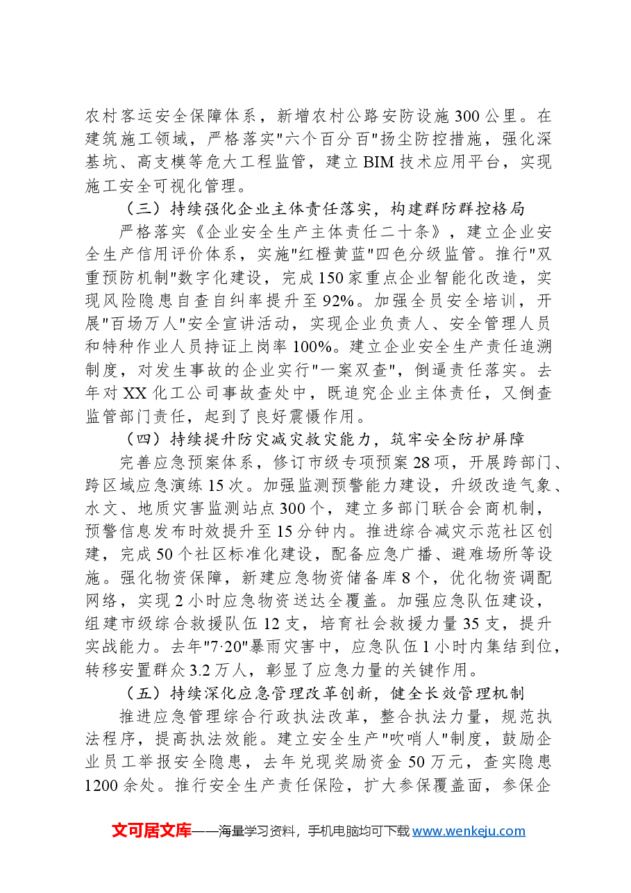 在全市应急管理工作会议上的讲话.docx,第3页预览