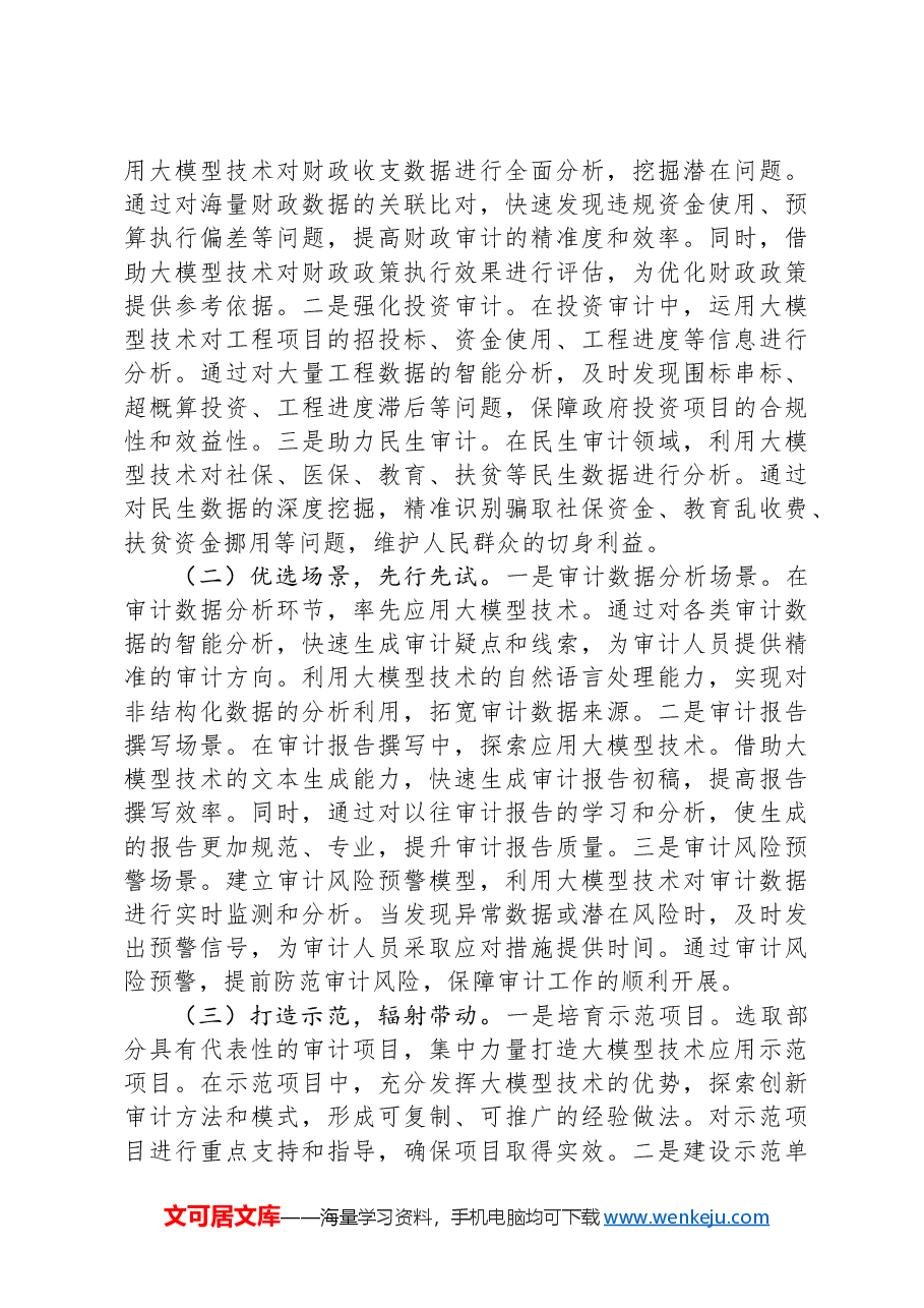 在省审计厅DeepSeek专题培训会上的讲话提纲.docx,第4页预览