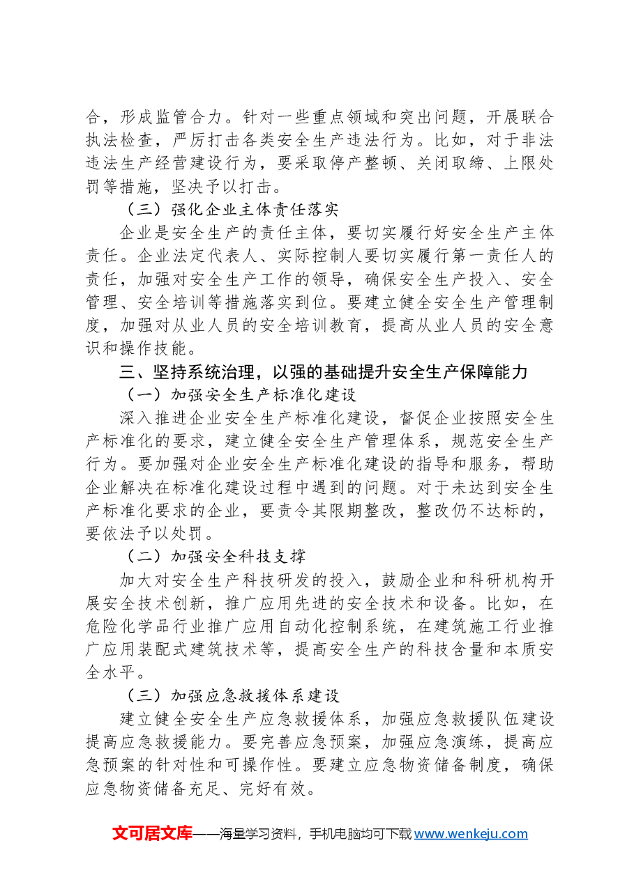 2025年第一季度安全生产工作部署会上的讲话.docx,第3页预览