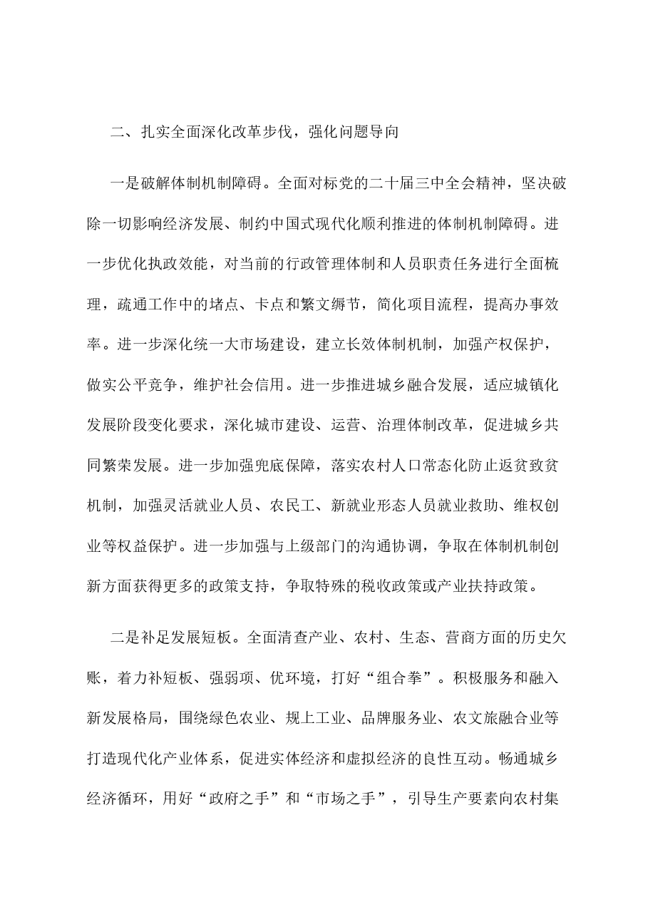 县乡镇在传达学习贯彻经济工作会议精神会上的讲话.docx,第3页预览