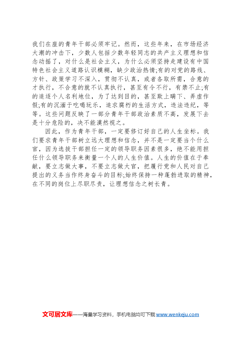 县领导在青年干部培训班上的发言.docx,第4页预览