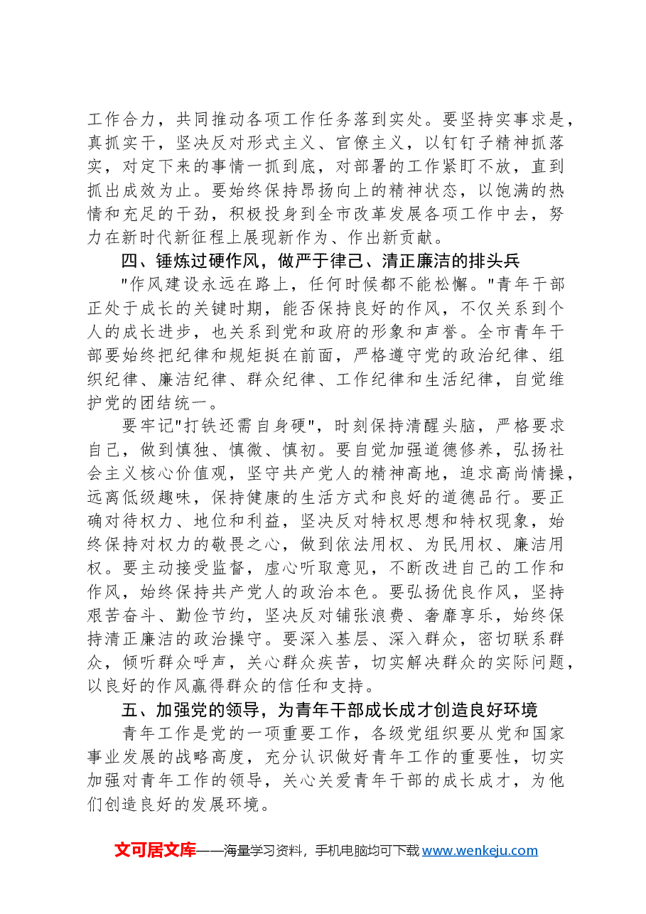 在2025年五四青年节青年干部座谈会上的讲话.docx,第4页预览