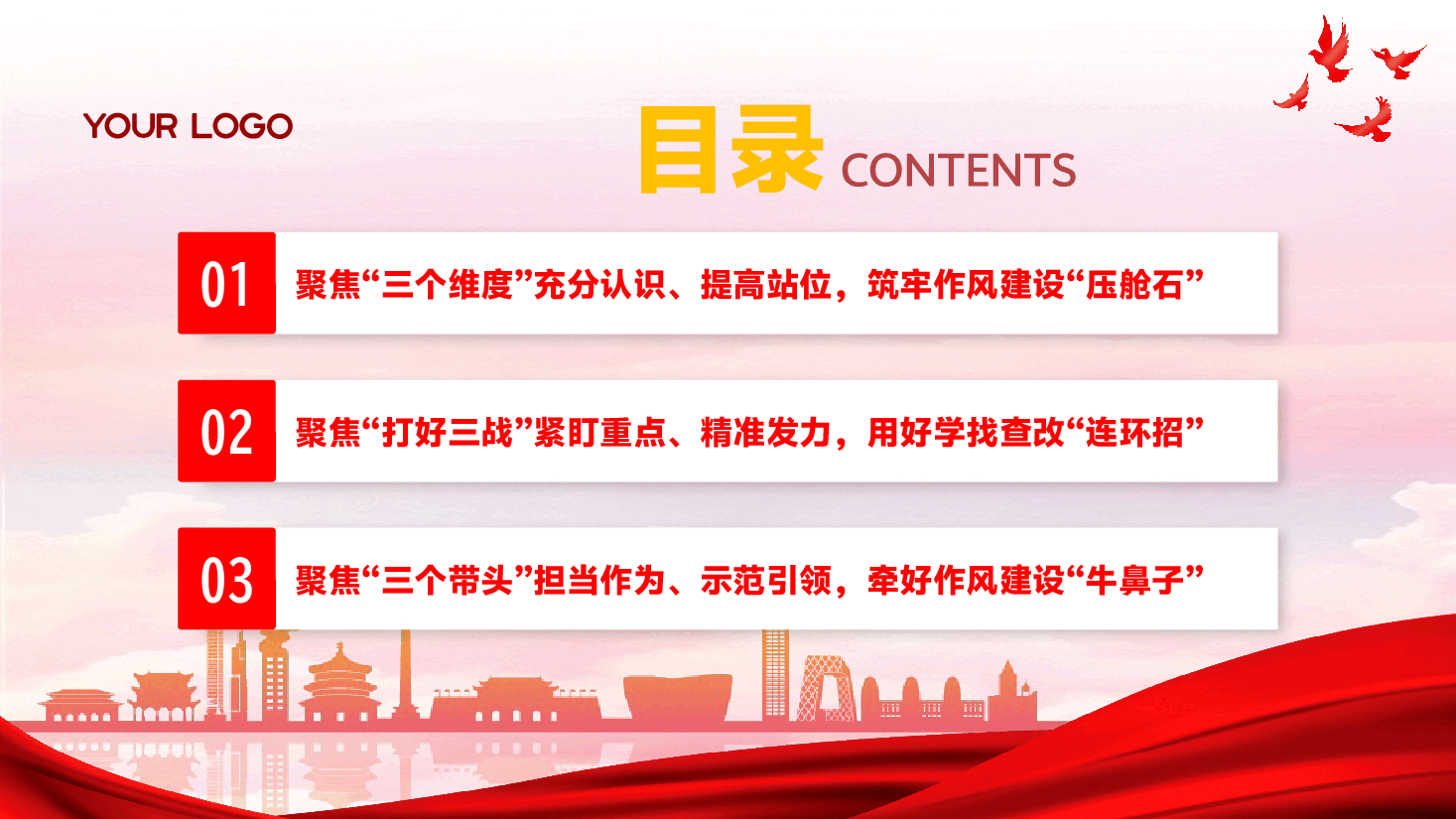 学习教育PPT(附讲稿):对标中央作风建设规定,锲而不舍狠抓落实,全力营造风清气正的高质量发展环境.pptx,第4页预览